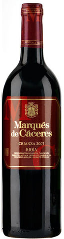 Vino tinto "Marqués de Cáceres"